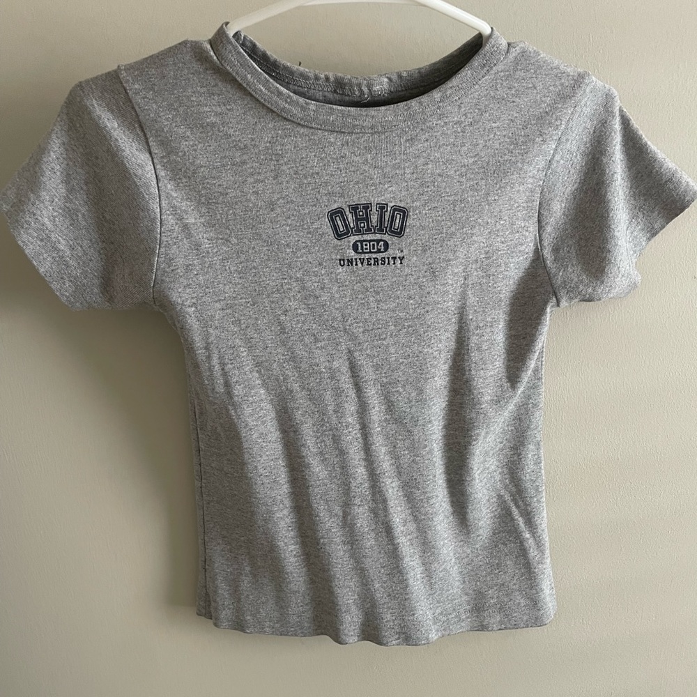 vintage ohio university baby tee